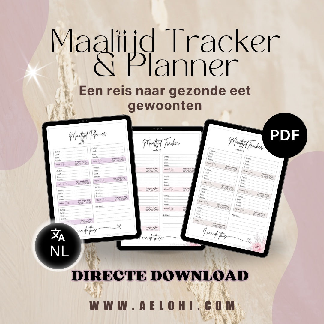 Meal Tracker and Planner - Create Healthy Habits Step by Step PDF