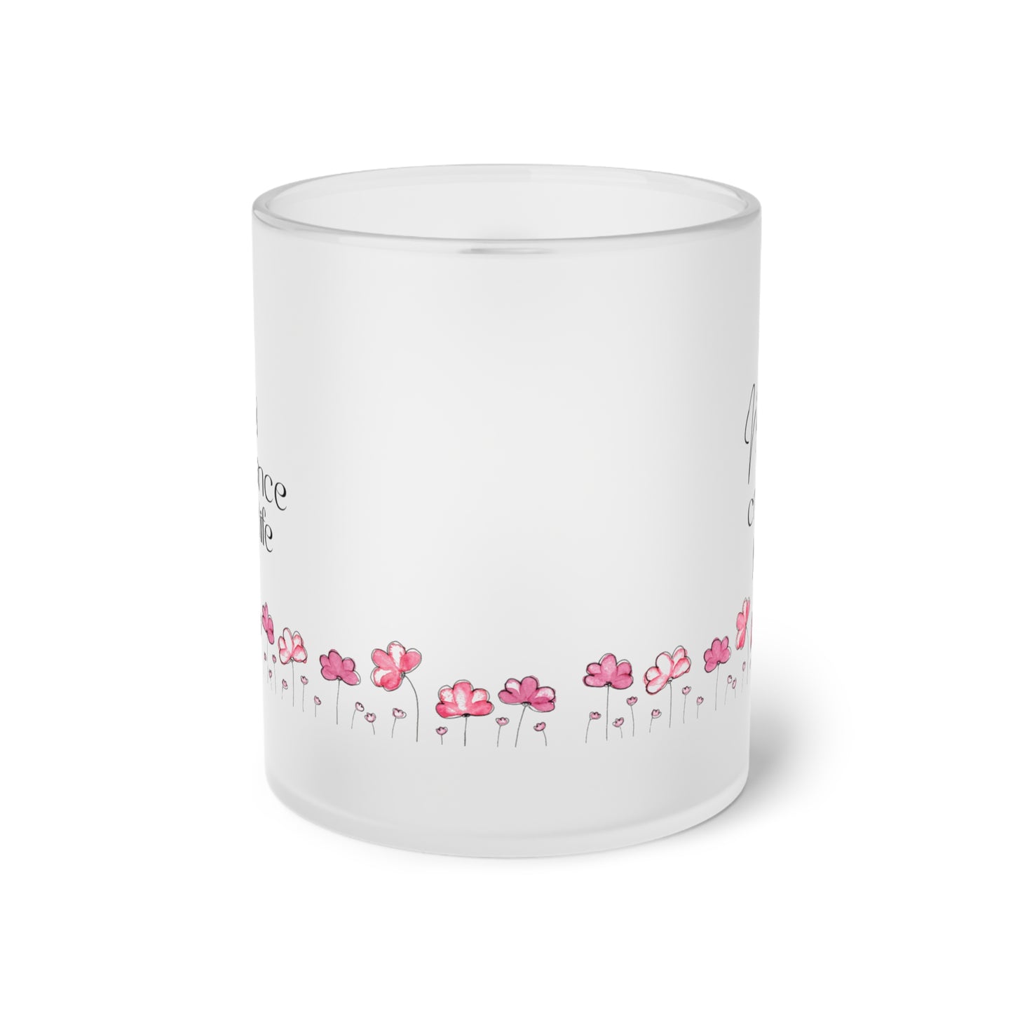 Affirmation Name Cup Matte Glass 