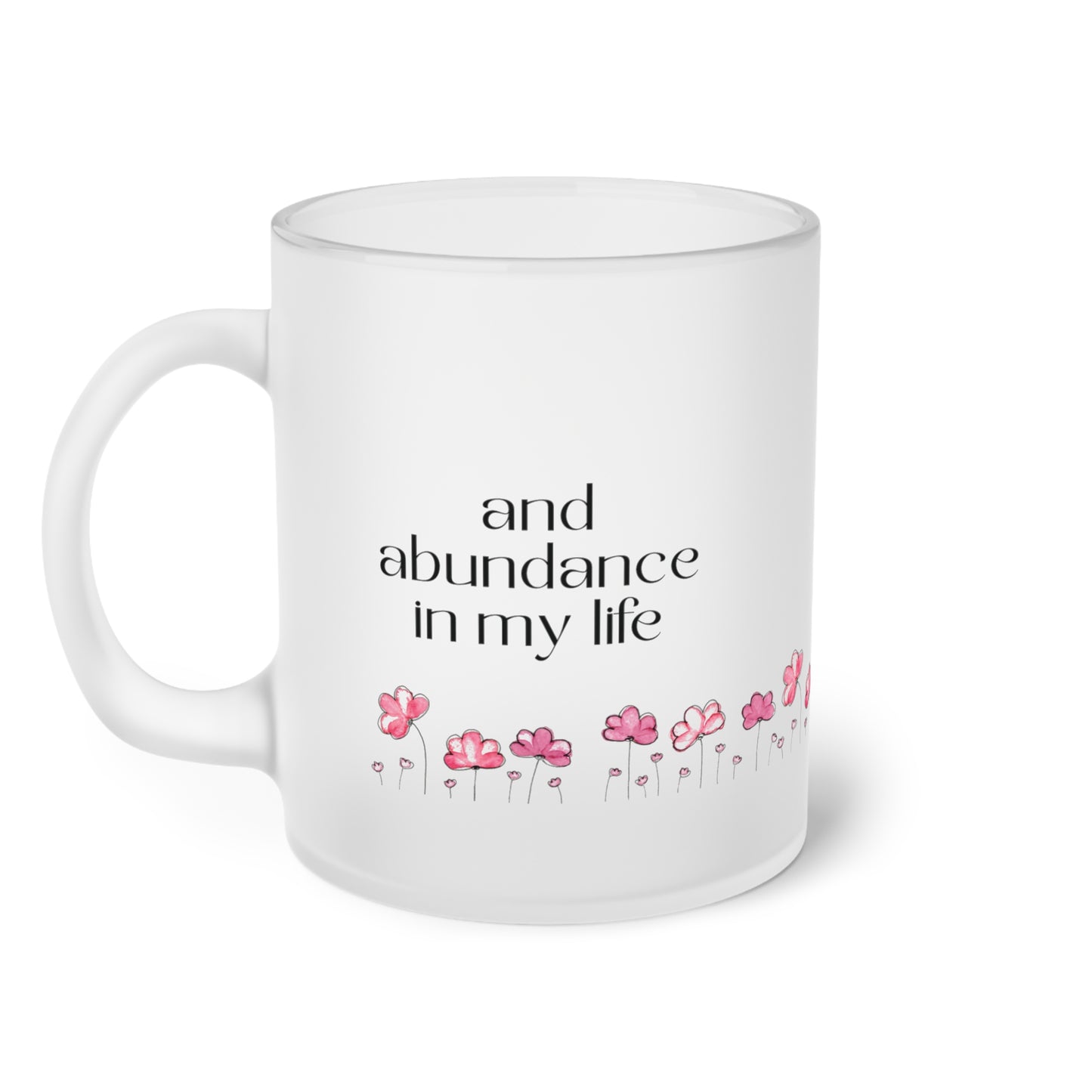 Affirmation Name Cup Matte Glass 