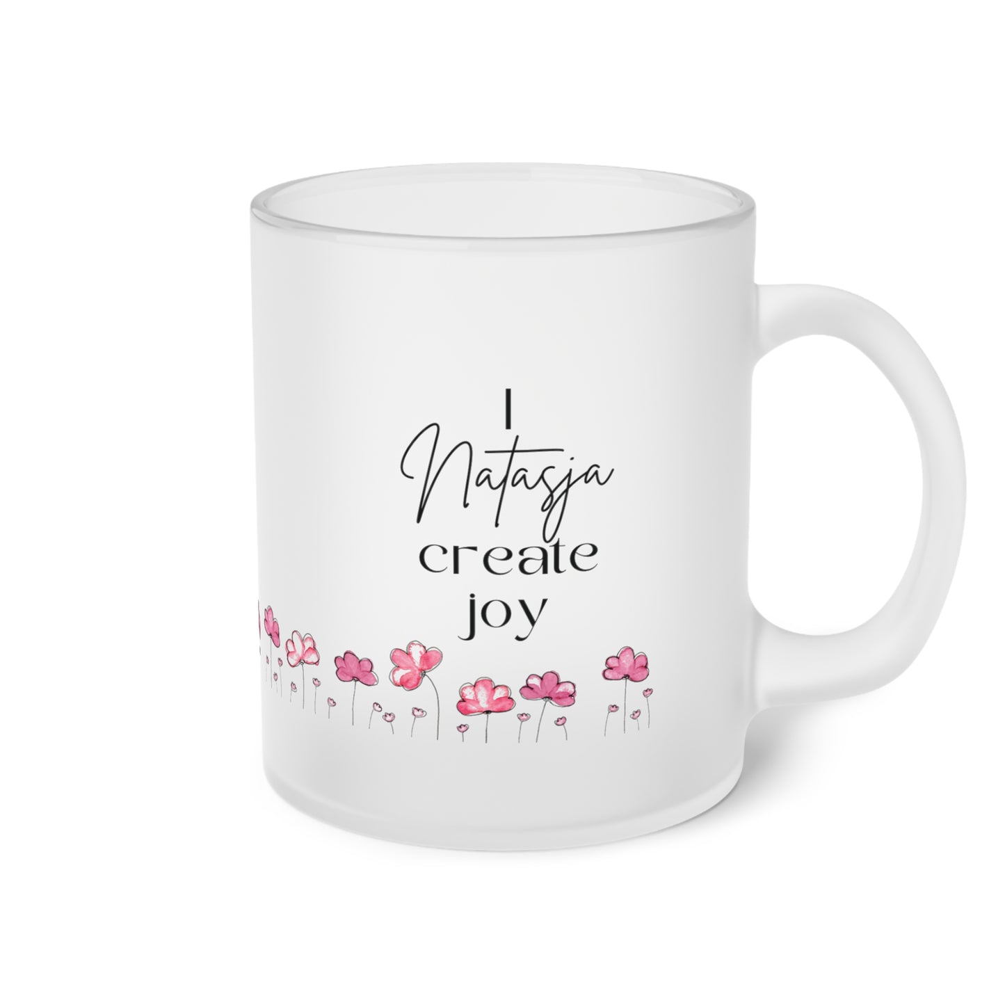 Affirmation Name Cup Matte Glass 